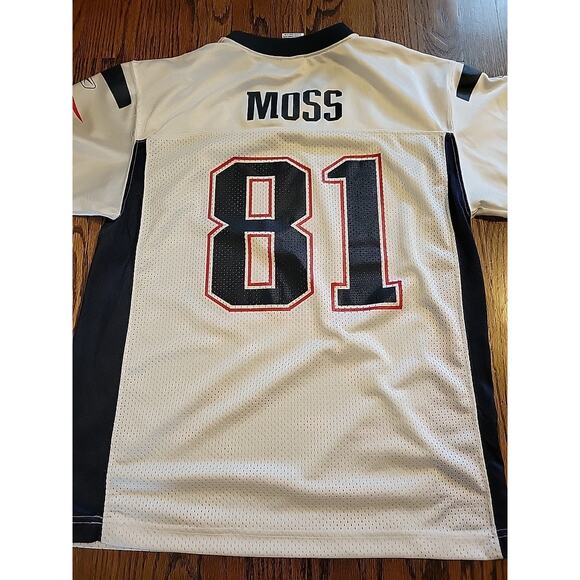 Reebok Randy Moss New England PATRIOTS NFL Football Jersey XL 18-20 Boys - Picture 1 of 9